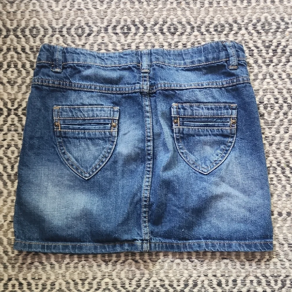 Denim Blue Mini Girl Skirt 🦋 - Picture 2 of 9